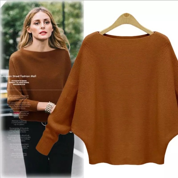 Dolman Sleeves Knit Top - Picture 1 of 5